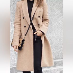 ZARA wool masculine camel coat
